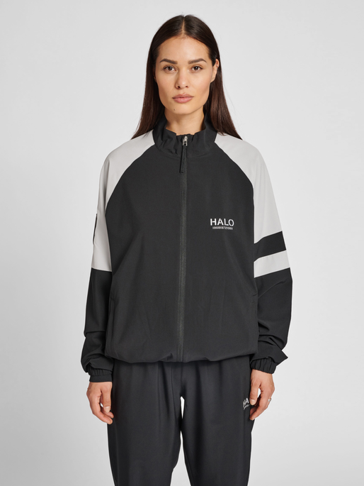 HALO TRAINING JACKET, BLACK, model