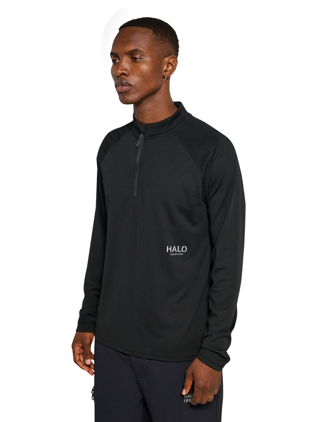 HALO SORONA HALF ZIP, BLACK, model