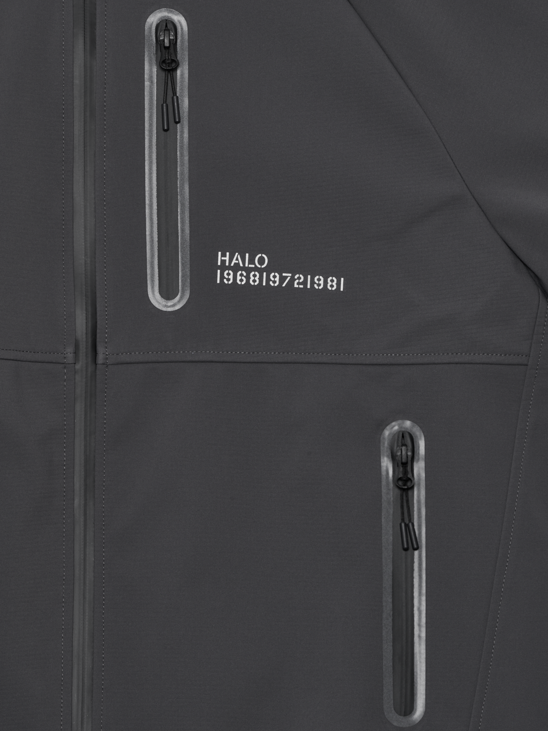 HALO ELITE SOFTSHELL JACKET, ASPHALT, packshot