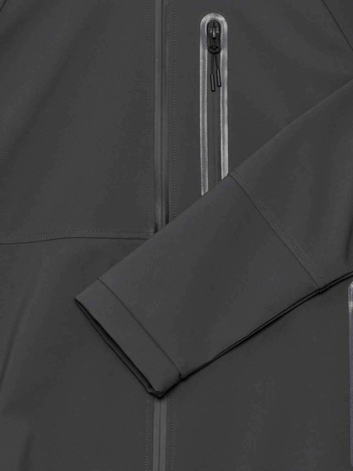 HALO ELITE SOFTSHELL JACKET, ASPHALT, packshot