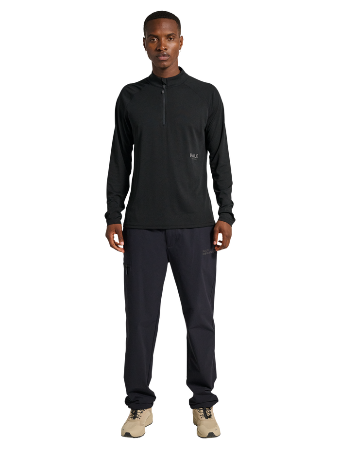 HALO SORONA HALF ZIP, BLACK, model