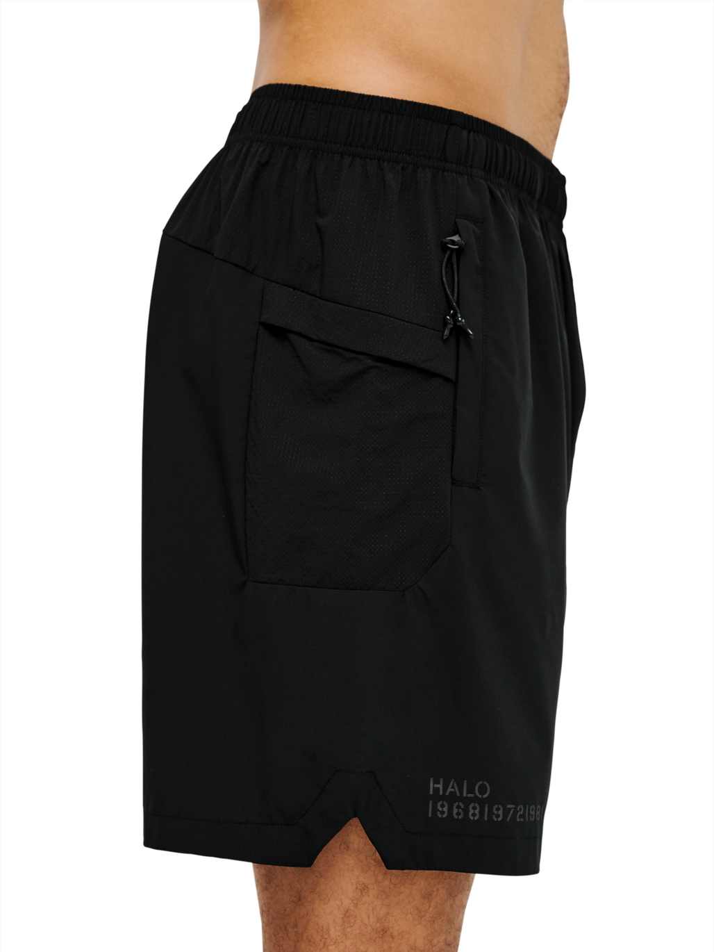 HALO SCOUT SHORTS, BLACK, model