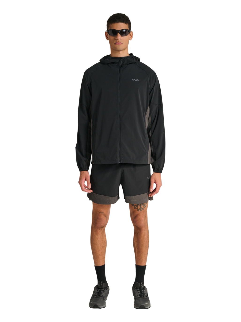 HALO DIVISION JACKET, BLACK, model