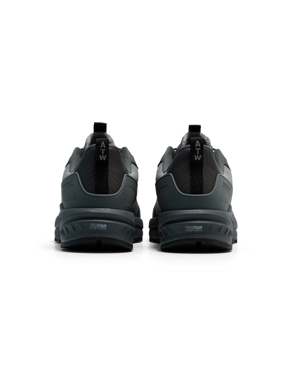 HALO TRAIL SNEAKER, SHARKSKIN/BLACK, packshot