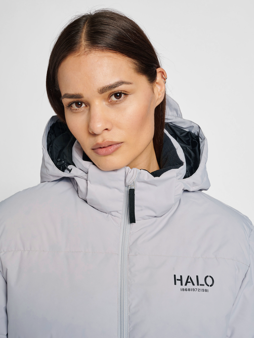 HALO DOWN PUFFER, HARBOR MIST, model