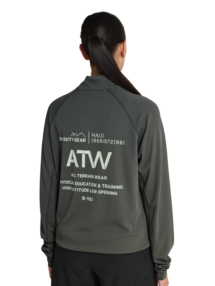 HALO SORONA HALF ZIP, GUNMETAL, model