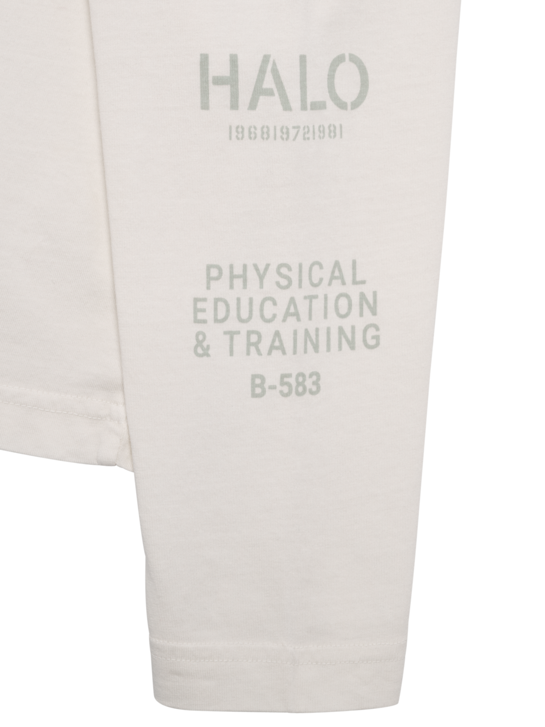 HALO GRAPHIC LOGO LONGSLEEVE, MARSHMALLOW, packshot
