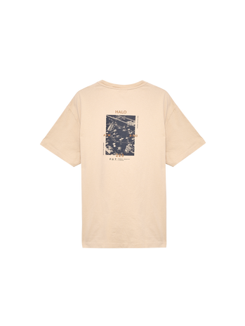 HALO HEAVY GRAPHIC TEE, OYSTER GRAY, packshot