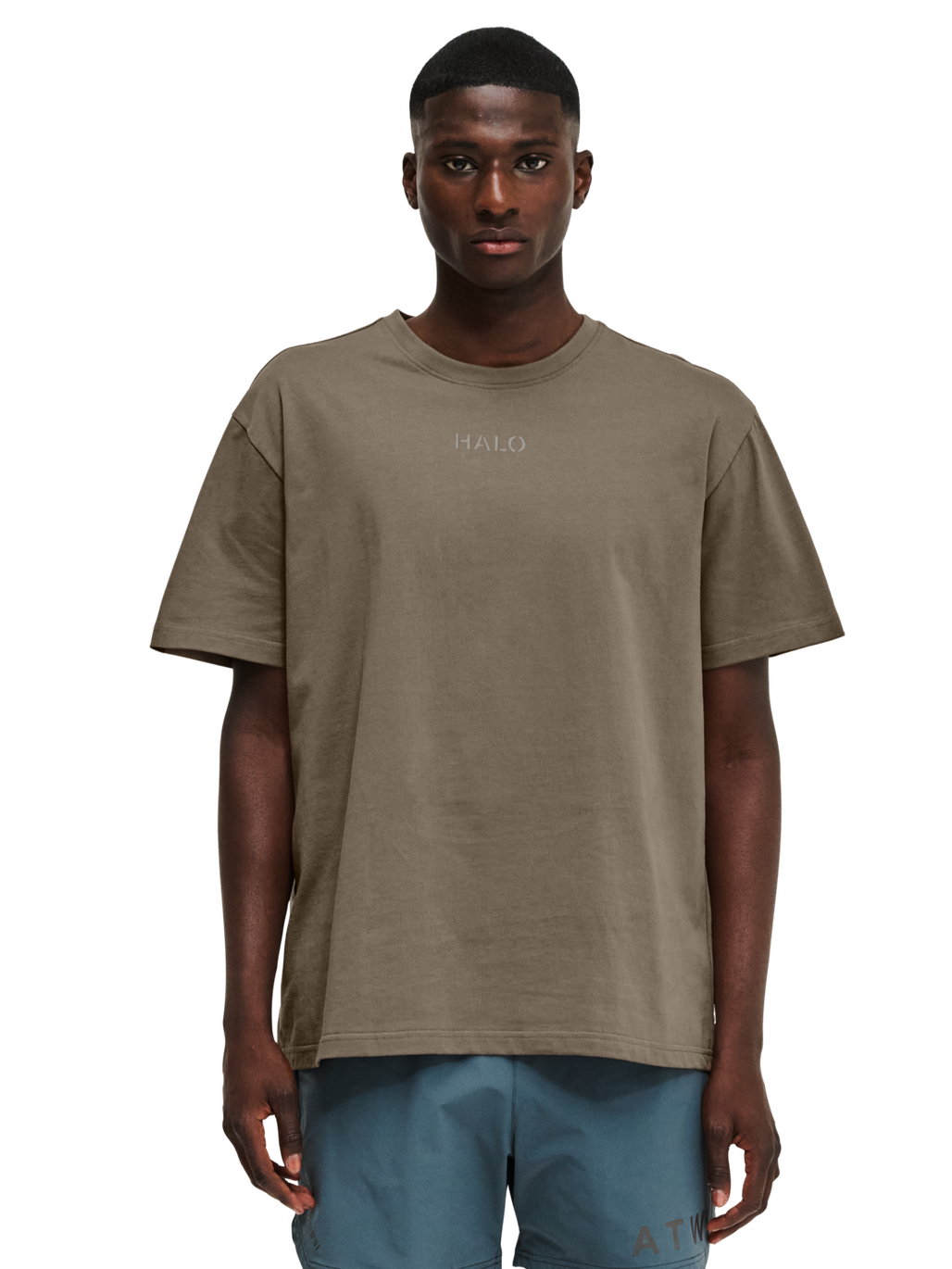 HALO GRAPHIC T-SHIRT 03, CHOCOLATE CHIP, model