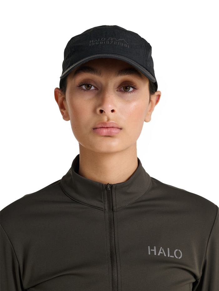 HALO NYLON LIGHTWEIGHT CAP, BLACK/BLACK, model