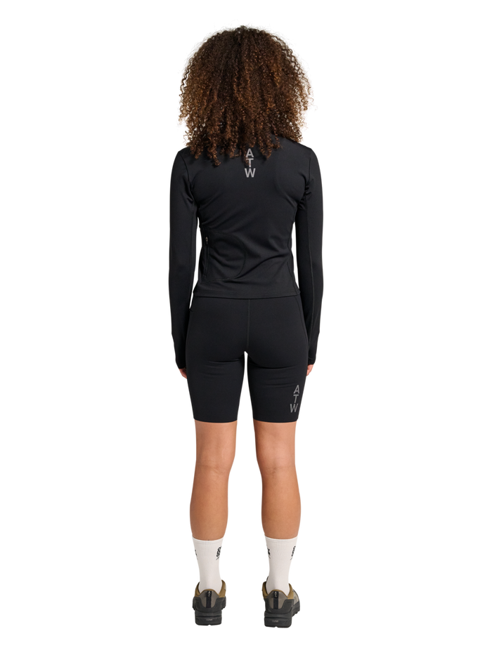 HALO WOMEN FULL ZIP 2.0, BLACK, model