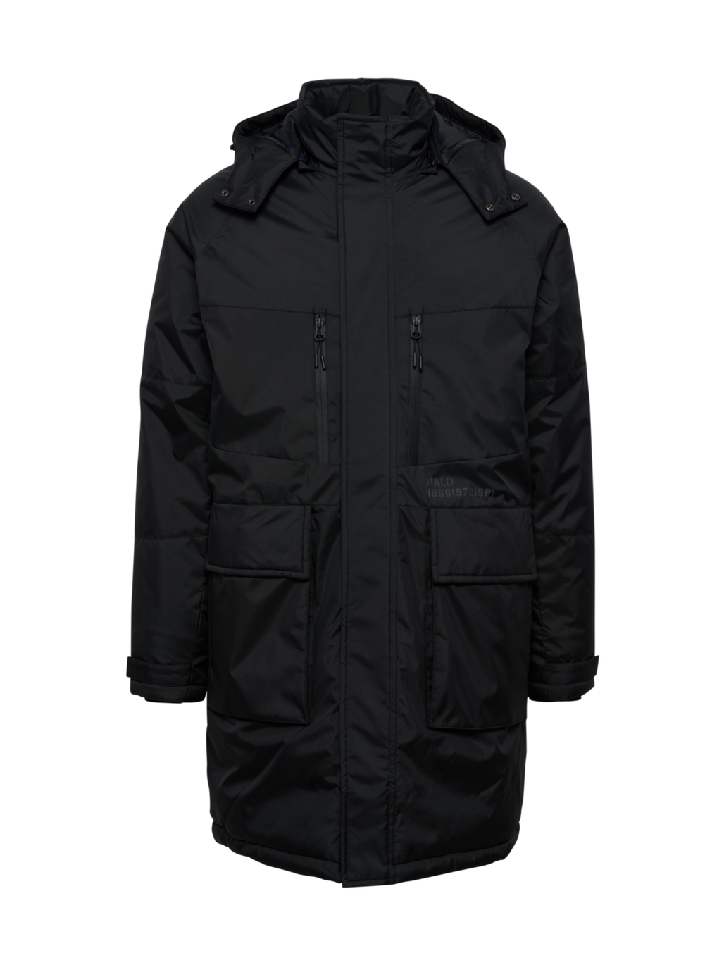 HALO SHIELD THERMOLITE PARKA, BLACK, packshot