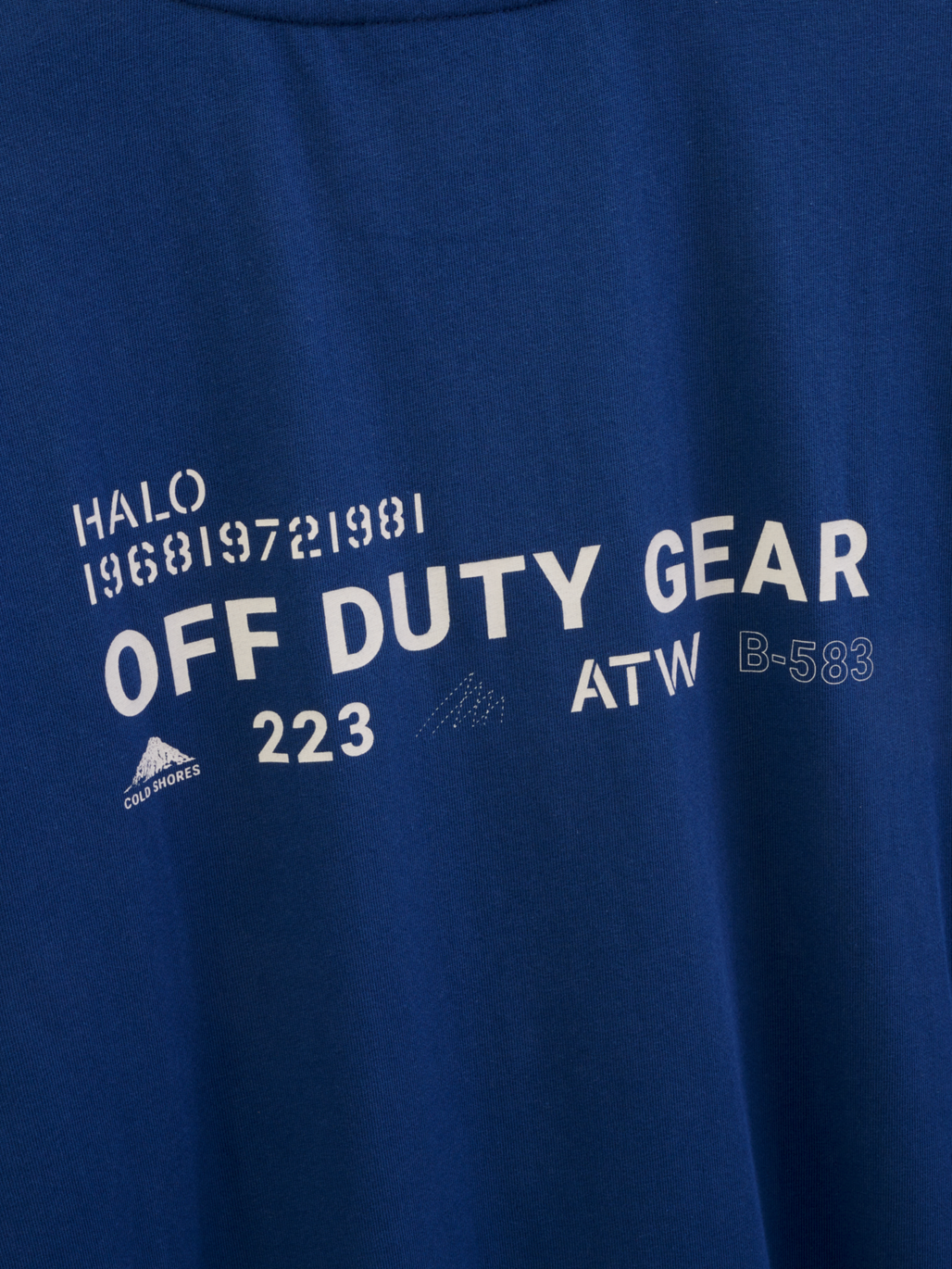 HALO COLD SHORE T-SHIRT, SARGASSO SEA, packshot
