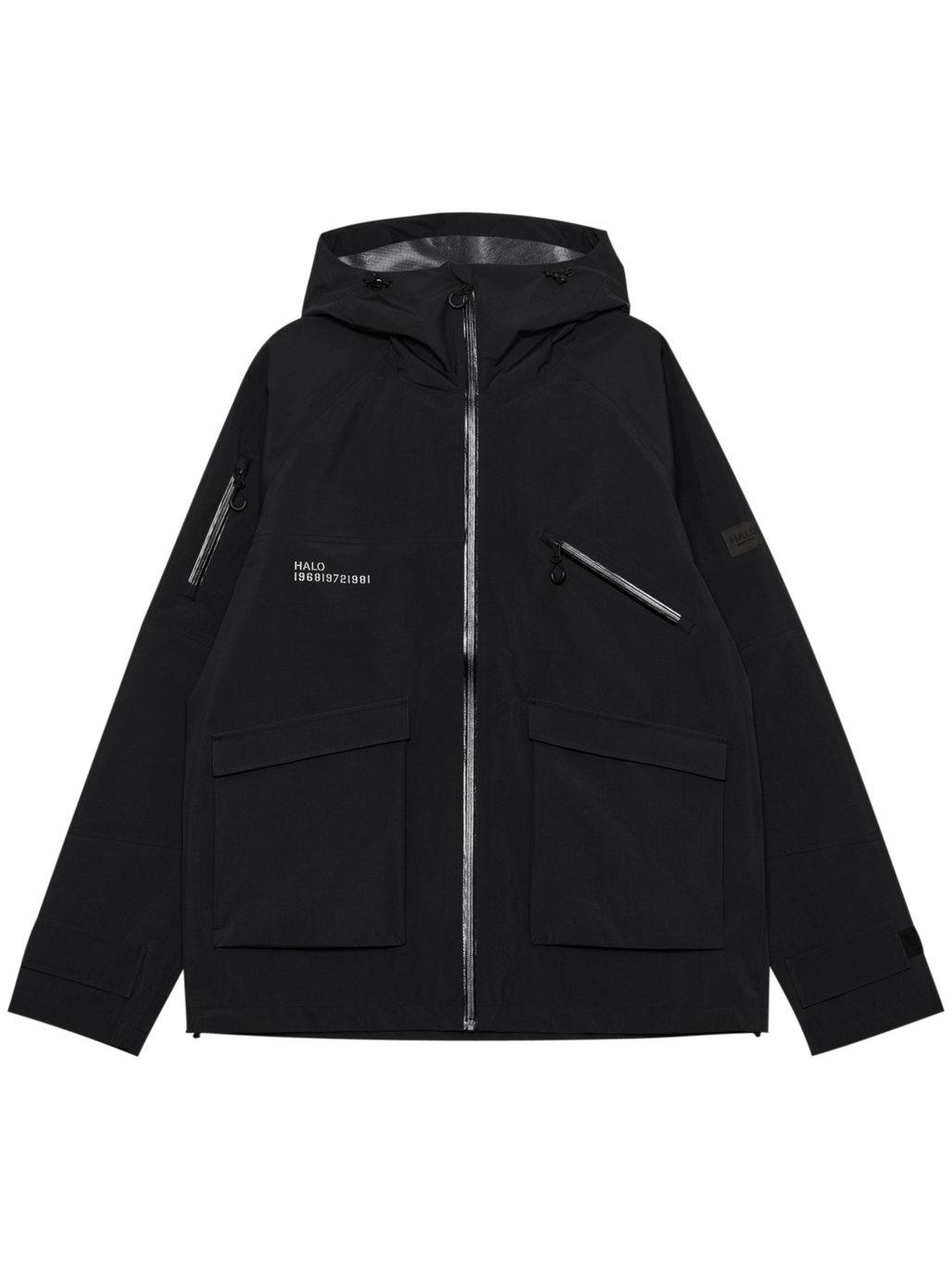 HALO GHOST SHELL JACKET, BLACK, packshot