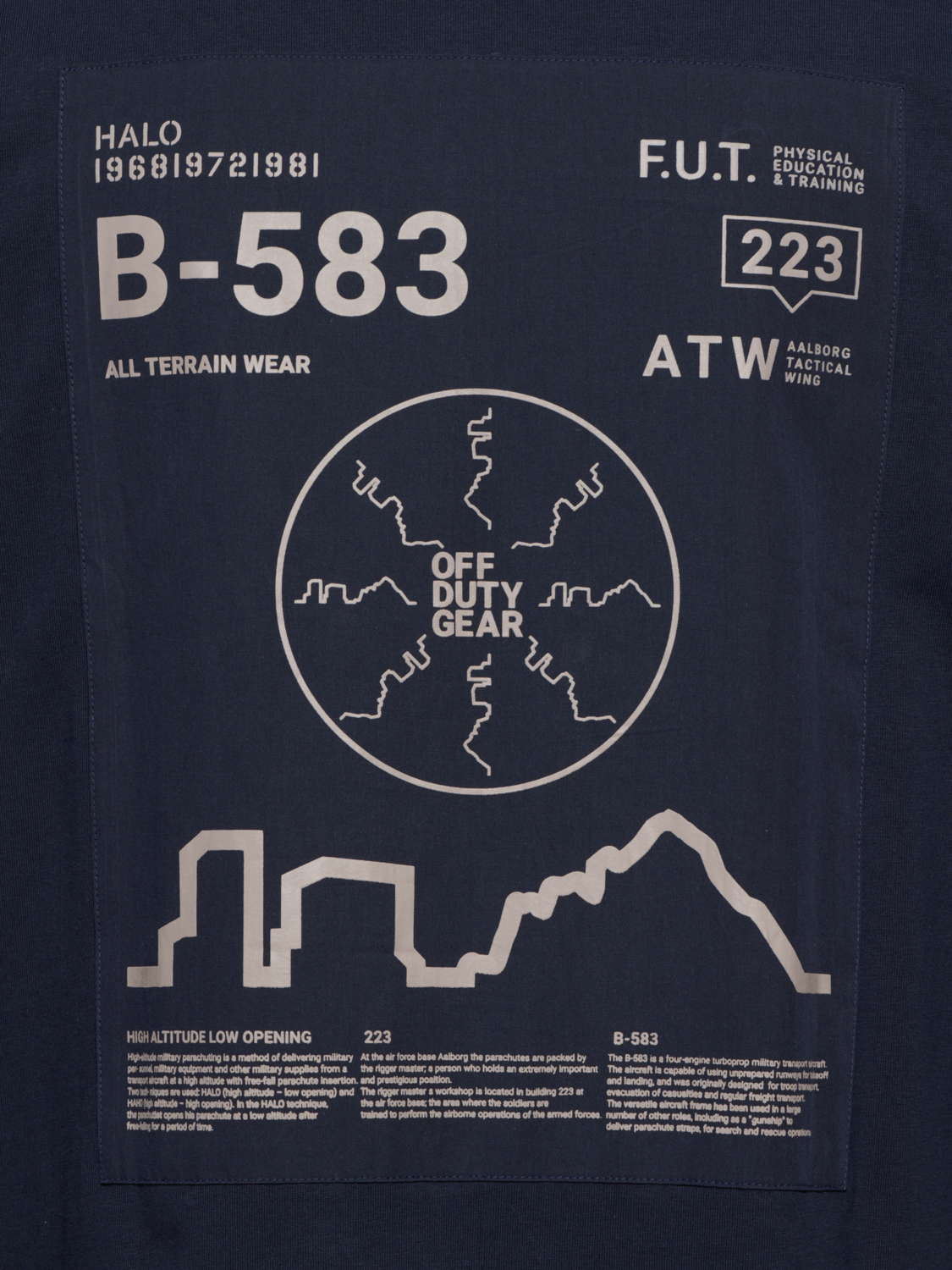 HALO GRAPHIC T-SHIRT 01, DEEP WELL, packshot