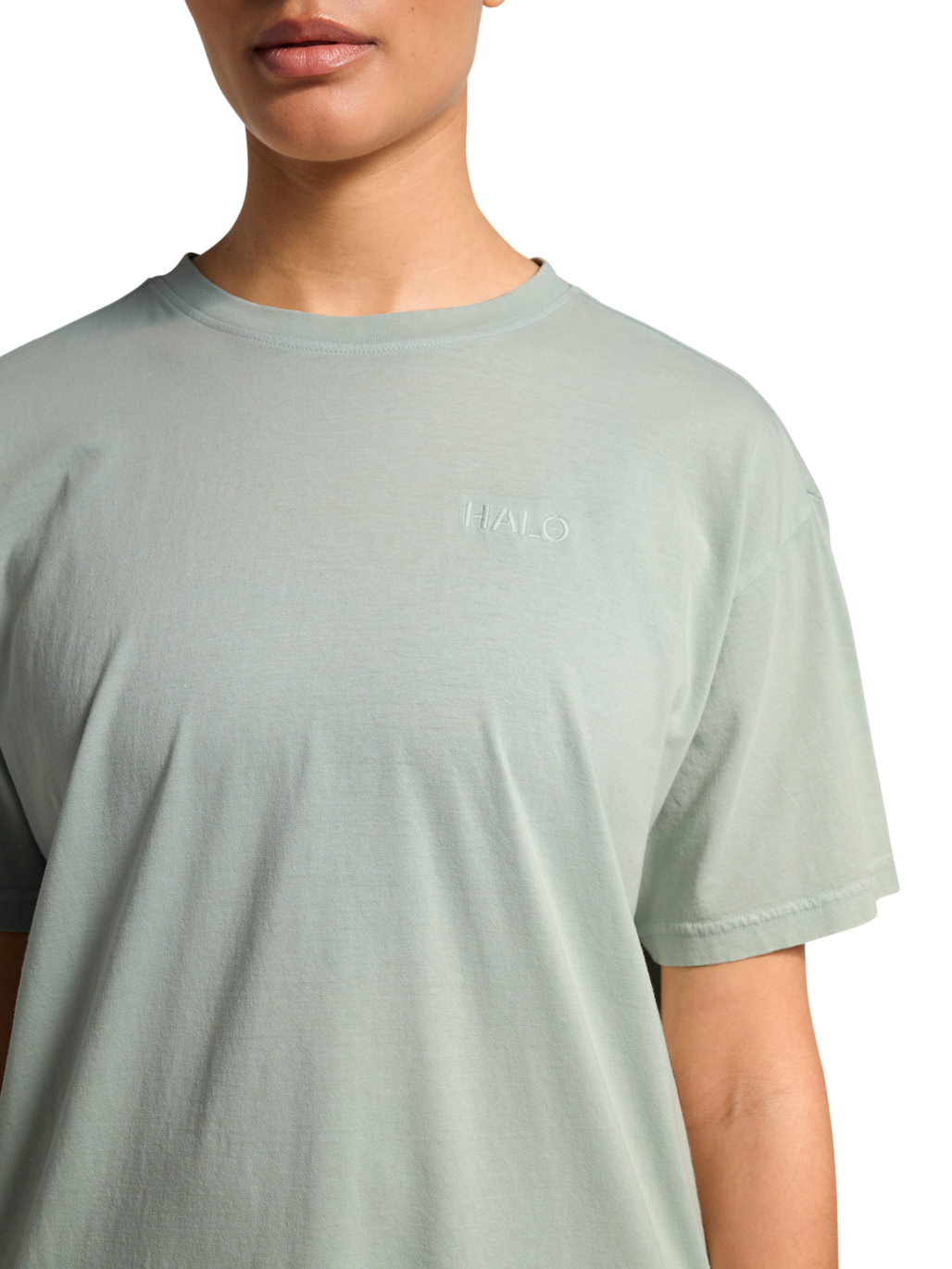 HALO LOGO T-SHIRT 2.0, STORM GRAY, model