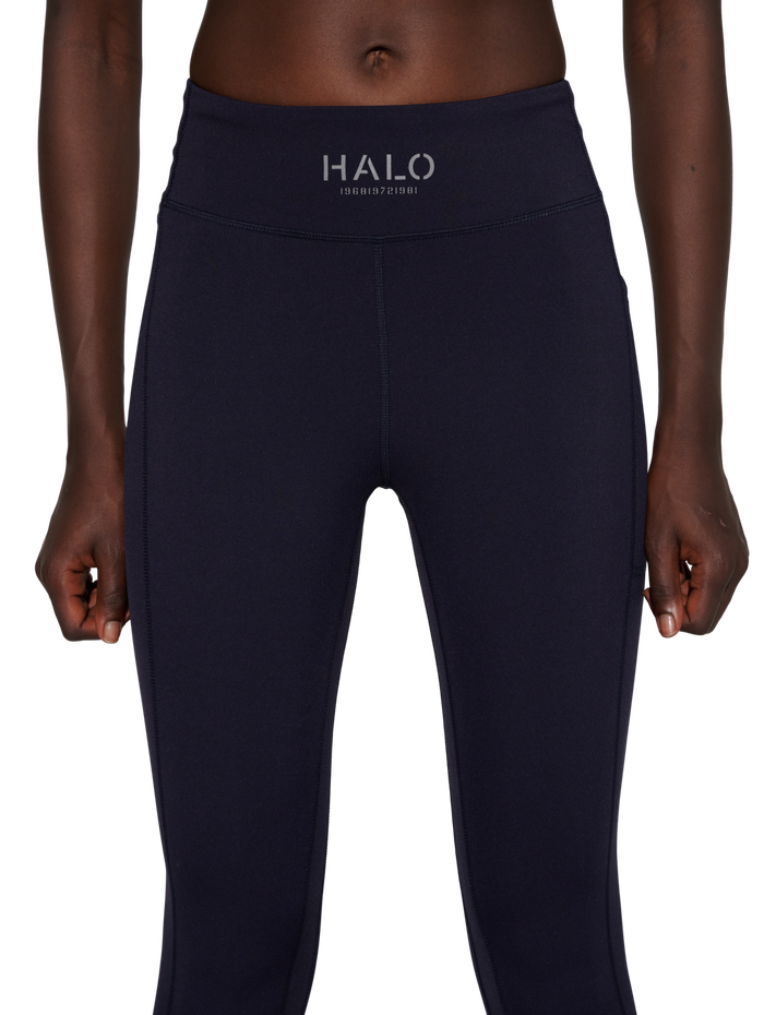HALO WOMEN TRAINING TIGHTS, DEEP WELL/DEEP WELL, model