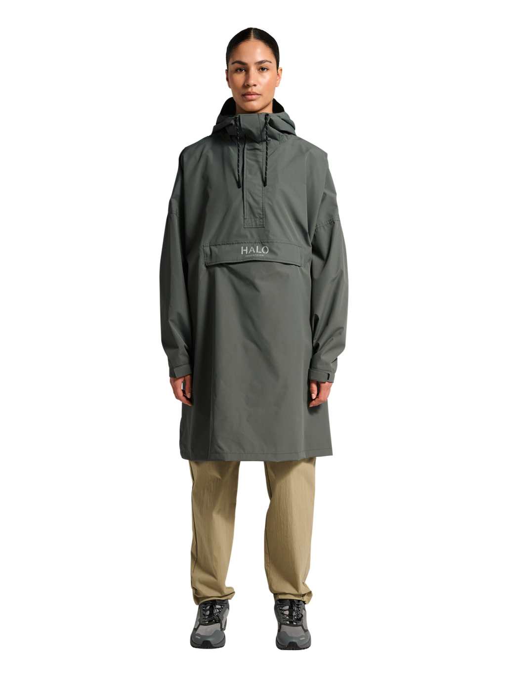 HALO RAINCOVER, GUNMETAL, model