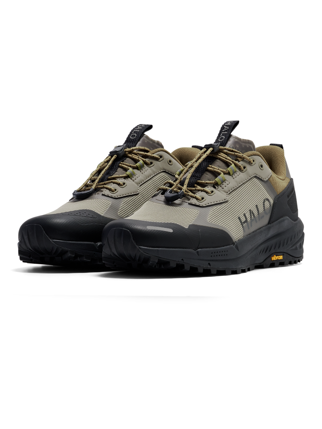 HALO TRAIL SNEAKER, FALLEN ROCK/KANGAROO/CAVIAR, packshot