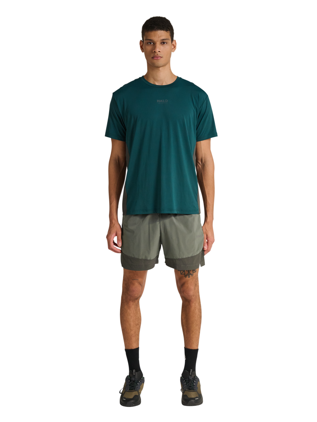 HALO DIVISION SHORTS, GUNMETAL, model