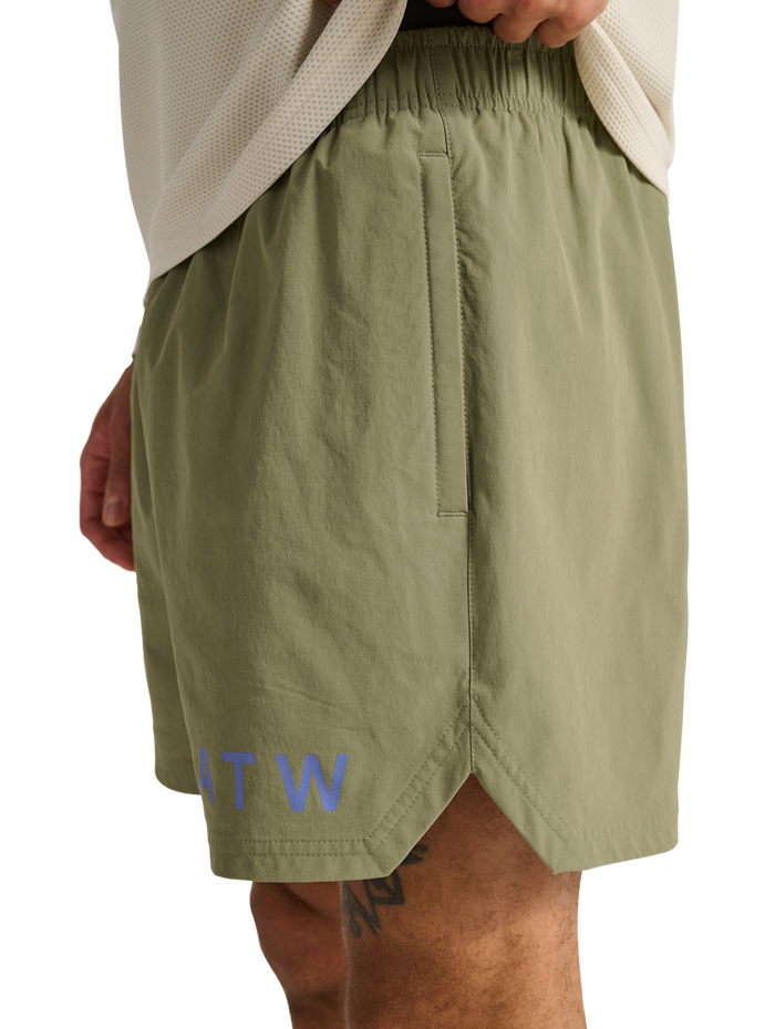 HALO SHORTS, MERMAID, model