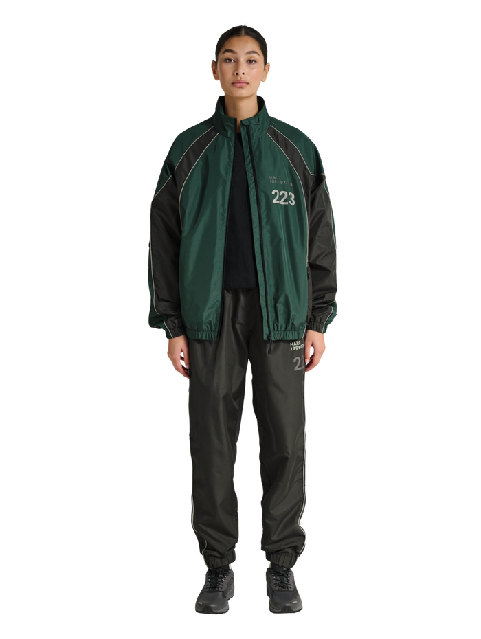 HALO STEEL TRACKSUIT JACKET, GARDEN TOPIARY, model