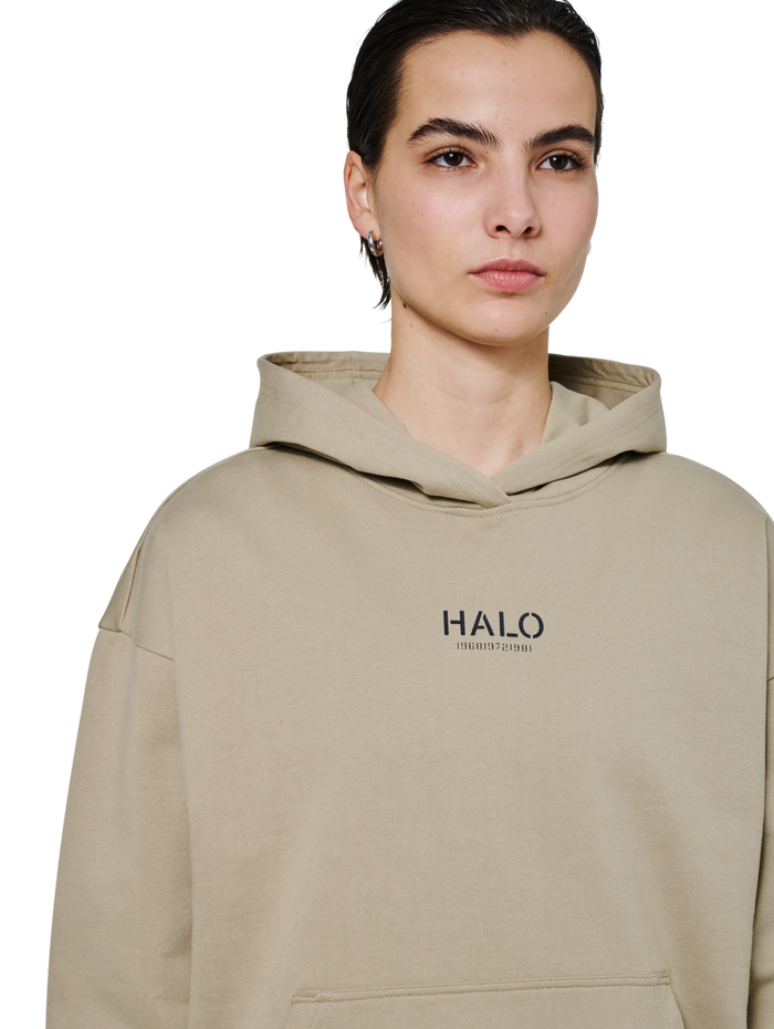 HALO GRAPHIC HOODIES, SENECA ROCK, model