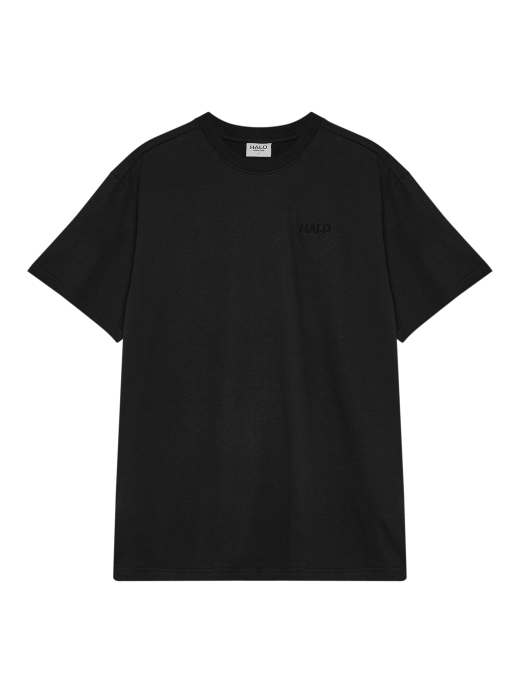 HALO LOGO T-SHIRT, BLACK, packshot