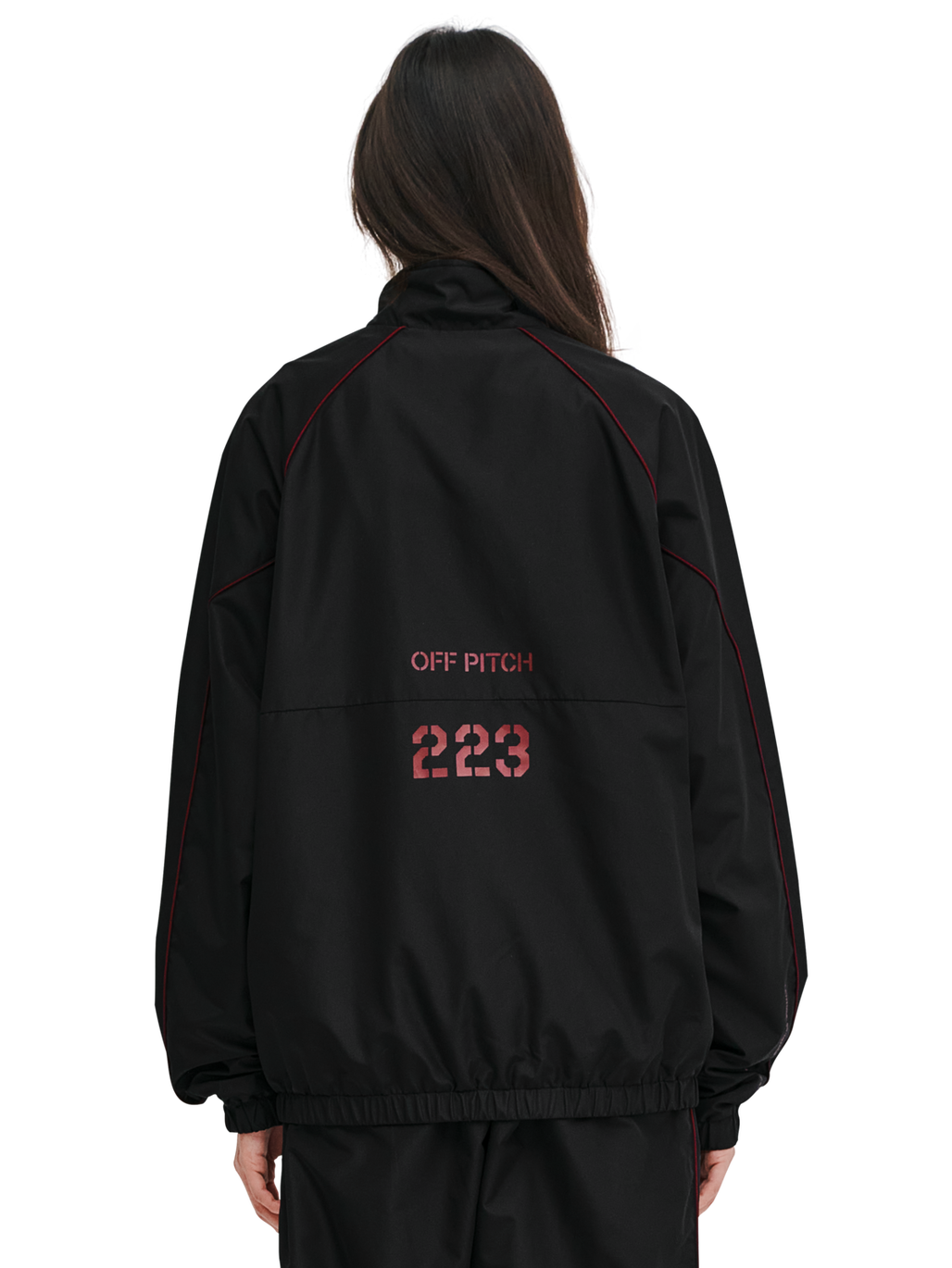 HALO DBU TRACKSUIT  JACKET, BLACK, model