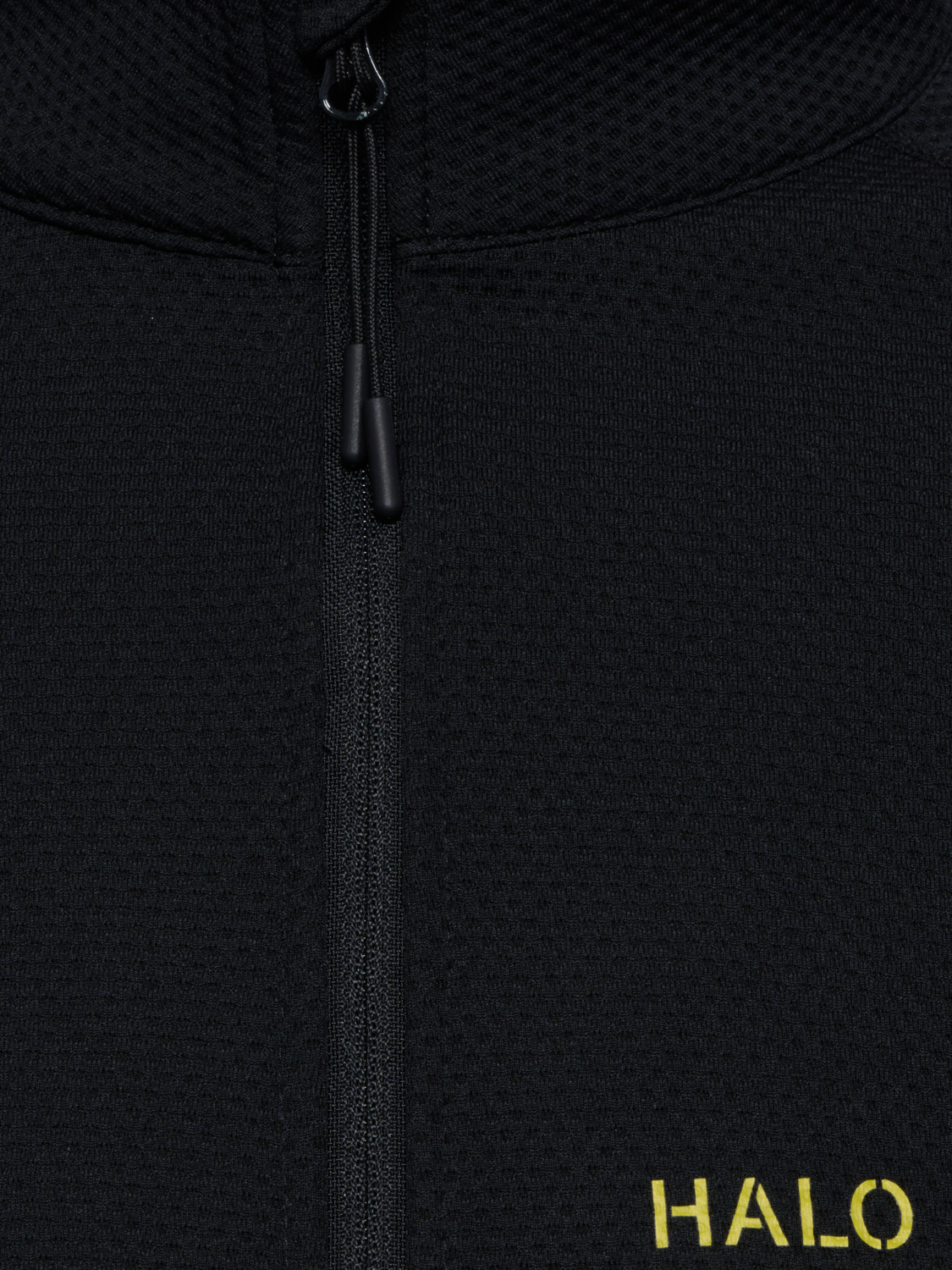 HALO SORONA HALF ZIP, BLACK, packshot