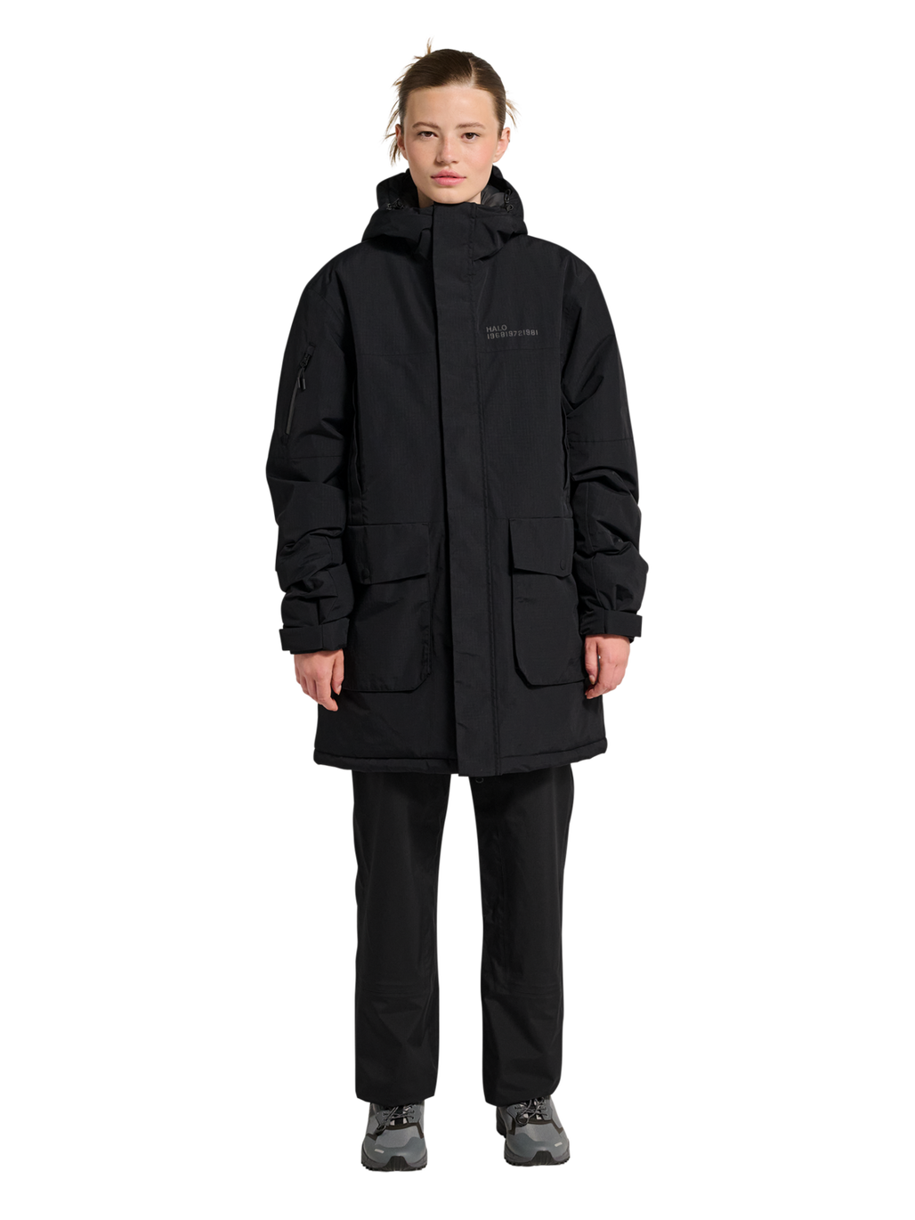 HALO RECON THERMOLITE  PARKA, BLACK, model
