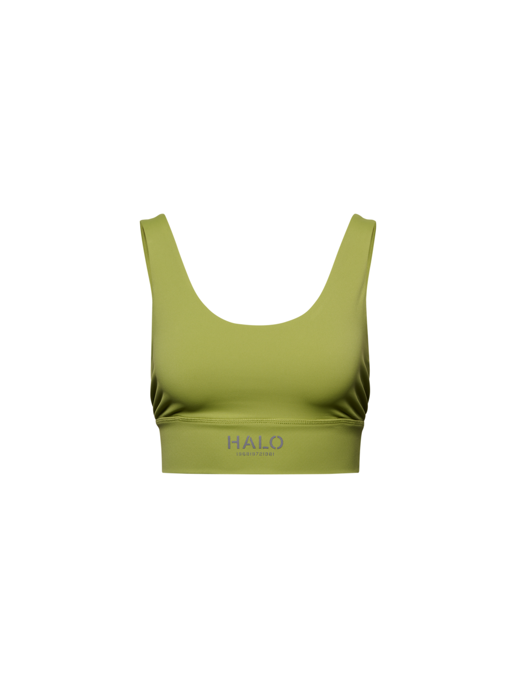 HALO WOMEN TRAINING BRA, TURTLE GREEN, packshot