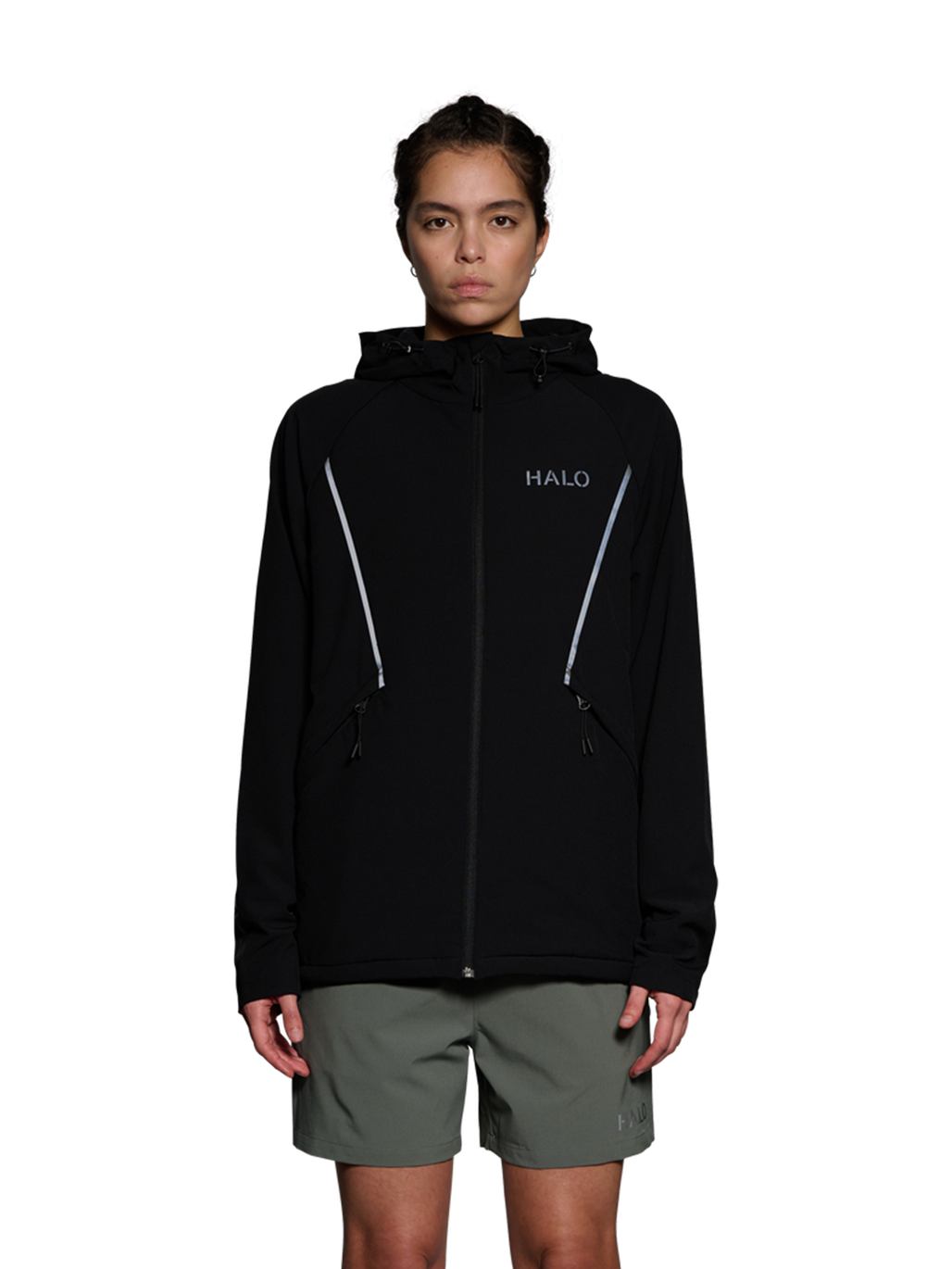 HALO INSULATED TECH JACKET, BLACK, model