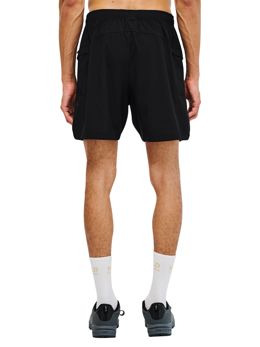 HALO SCOUT SHORTS, BLACK, model