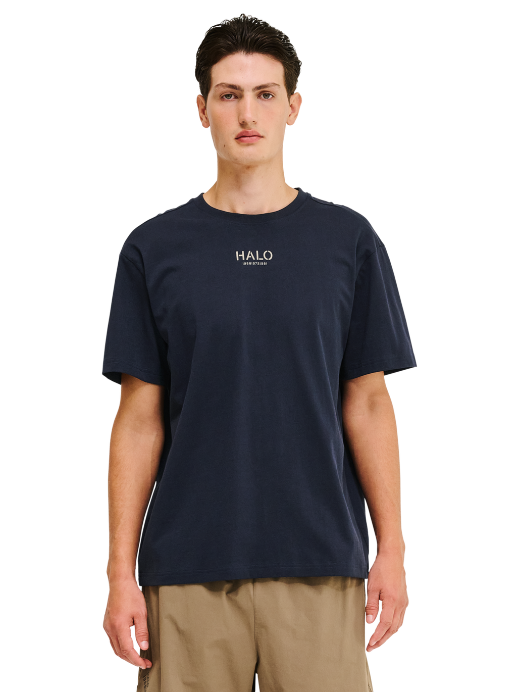 HALO GRAPHIC T-SHIRT 01, DEEP WELL, model