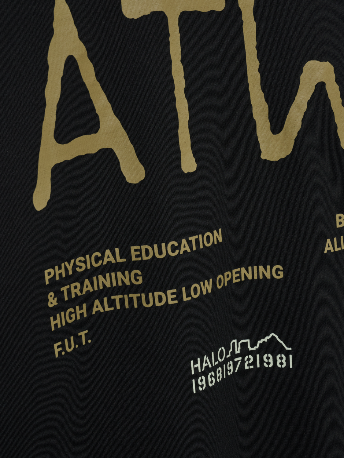 HALO GRAPHIC LS T-SHIRT, BLACK, packshot