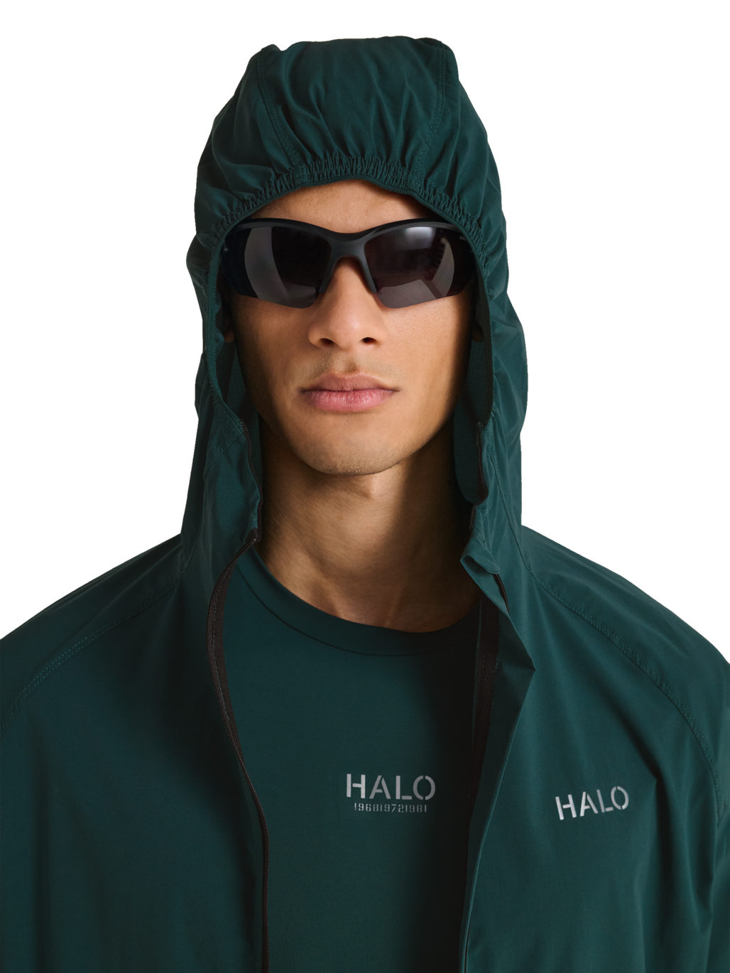 HALO DIVISION JACKET, SEA MOSS, model