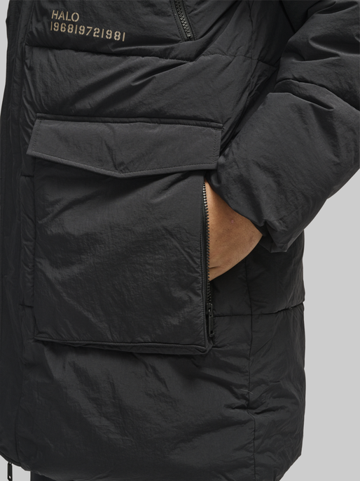 HALO THERMOLITE LONG PUFFER, BLACK, model