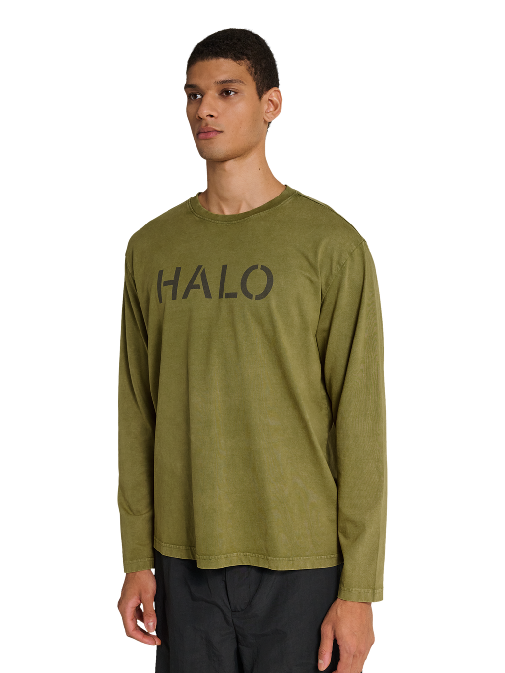 HALO UNIFORM LS, OLIVE DRAB, model