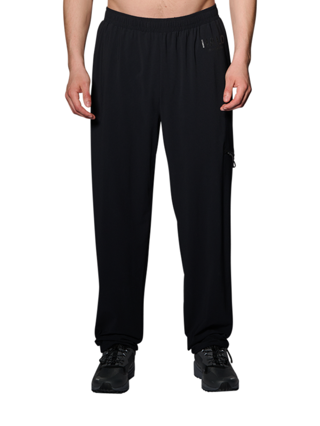 HALO AIRBORNE PANTS, BLACK, model
