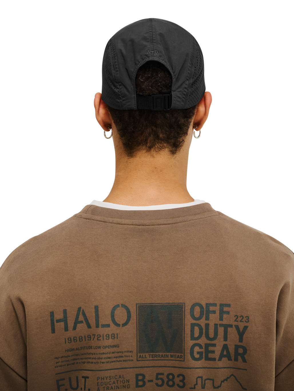 HALO NYLON LIGHTWEIGHT CAP, RAVEN, model
