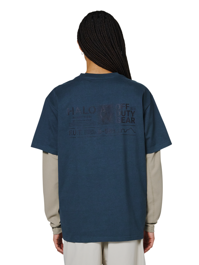 HALO GRAPHIC T-SHIRT 03, DARK SLATE, model