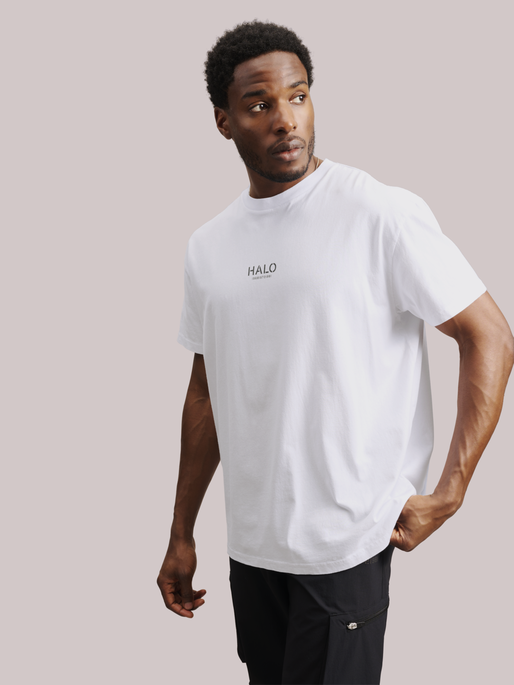 HALO OFF DUTY T-SHIRT, WHITE, model