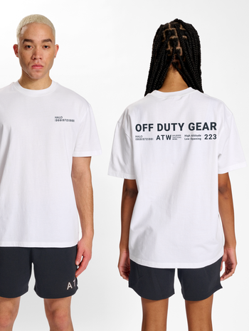 HALO T-SHIRT, WHITE, model