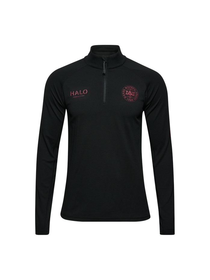 HALO DBU SORONA HALF ZIP, BLACK HALO DBU SORONA HALF ZIP, BLACK, packshot