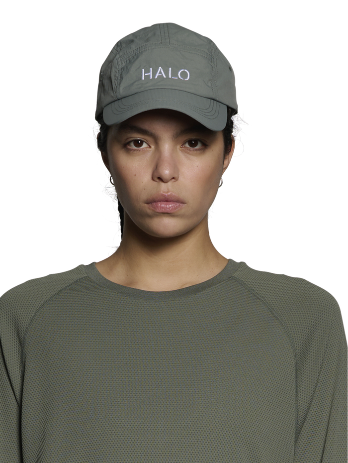 HALO NYLON CAP, AGAVE GREEN, model