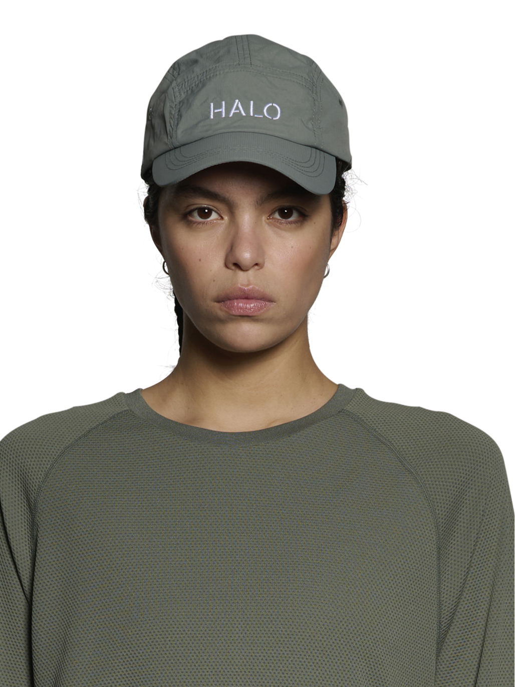 HALO NYLON CAP, AGAVE GREEN, model