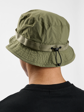 HALO RIBSTOP BUCKET HAT, IVY GREEN, model