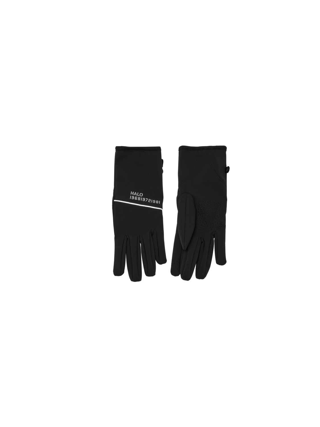 HALO SOFTSHELL GLOVE, BLACK, packshot