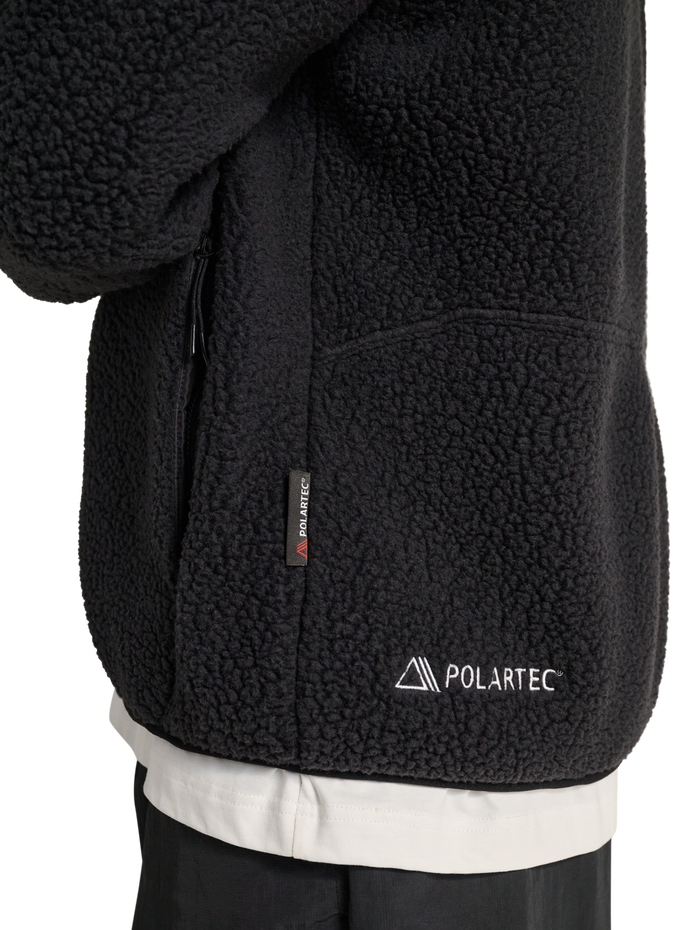 HALO MOVE POLARTEC FLEECE JACKET, BLACK, model